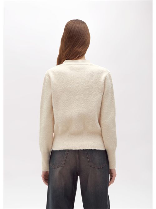 Cardigan e top in filato effetto pelliccia BLUGIRL BLUMARINE | RF5235MA39R/10110